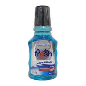 ENJUAGUE BUCAL WHOLE FRESH CONTROL CALCULO FRASCO X 250 ML